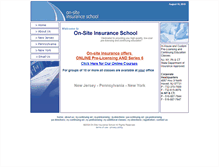 Tablet Screenshot of onsiteschool.com